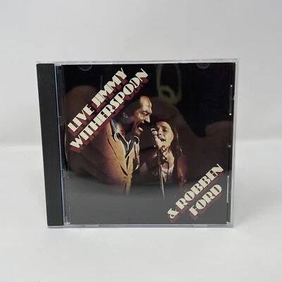 Jimmy Witherspoon & Robben Ford - Live (CD, 1993, Avenue Jazz/Rhino Records) OOP - Image 1 of 4