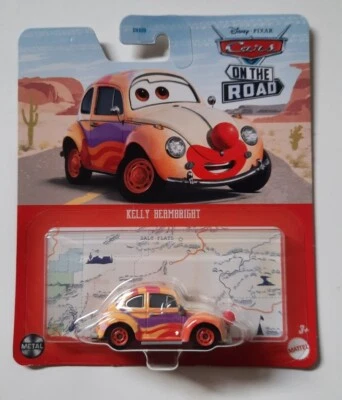 NOVITA' CARS Disney Pixar KELLY BEAMBRIGHT Cars on the road 2021 Mattel maclama - Immagine 1 di 4