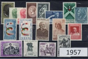 1957 italia repubblica Annata completa MNH - Imagen 1 de 1