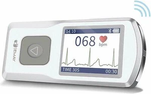 EMAY Bluetooth Portable ECG/EKG Monitor For Smartphones and computers EMG20 - Picture 1 of 10
