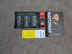 2018 Columbus Crew SC Soccer Program Schedule Magnet Ticket Philadelphia Union - Picture 1 of 4