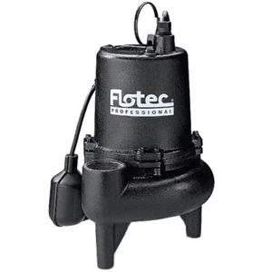 Flotec E75STVT - 3/4 HP Cast Iron Sewage Pump (2") w/ Piggyback Tether Float - Picture 1 of 2