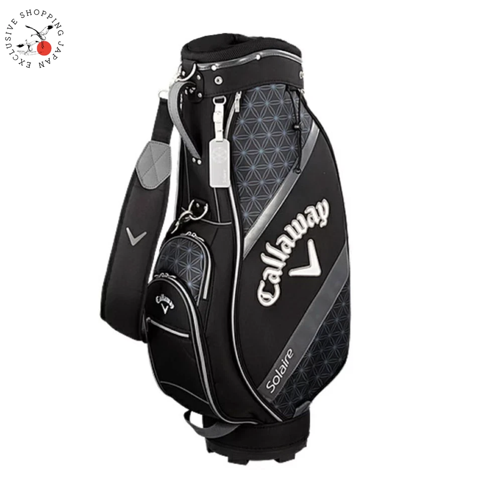 Callaway Golf Entry Cart Bag Solaire 8.5 x 47in Lightweight 6-way Ladies Black - Image 1 of 4