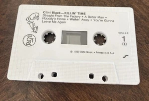 Clint Black Killin Time Cassette 1989 - Blank Fuji Case - Picture 1 of 4
