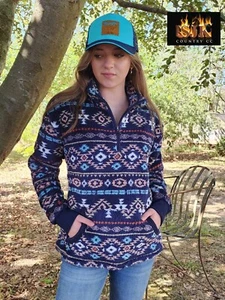 New Pure Western Ladies Fleece Jumper - Picture 1 of 1