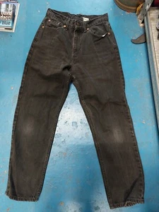 Levi's 512 Tapered Size 10 Petite Waist 29" Leg 28" Women's Faded Black Jeans - Picture 1 of 4