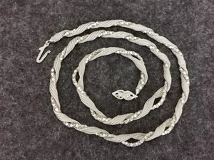 Edle Silberkette, Zopfkette, Collier 71 cm aus 925 er Sterlingsilber b 5,5 mm - Bild 1 von 10