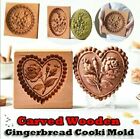 Mould Shortbread Mold Carved Wooden Gingerbread Cookie Mold Cookie Cutter Molds