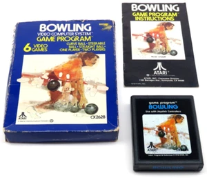 Bowling (Atari 2600, 1978) By Atari (Box, Cartridge & Manual) NTSC - Picture 1 of 15