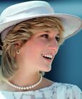 Princess Diana - Beautiful Headshot With A Hat And Nice Smile !