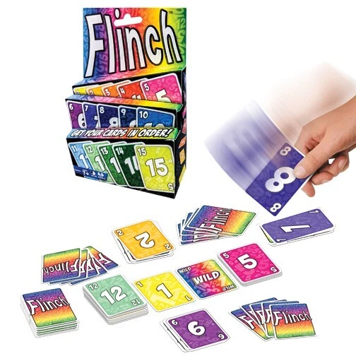 Juego de cartas Flinch - Movimientos ganadores - Noche de juegos familiares - Niños 8+ y adultos Foto 1 de 1