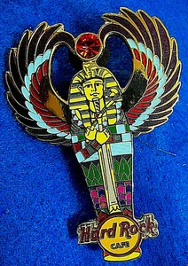 ONLINE ANCIENT EGYPTIAN WINGED PHARAOH MUMMY SARCOPHAGUS Hard Rock Cafe PIN LE50 - Picture 1 of 1