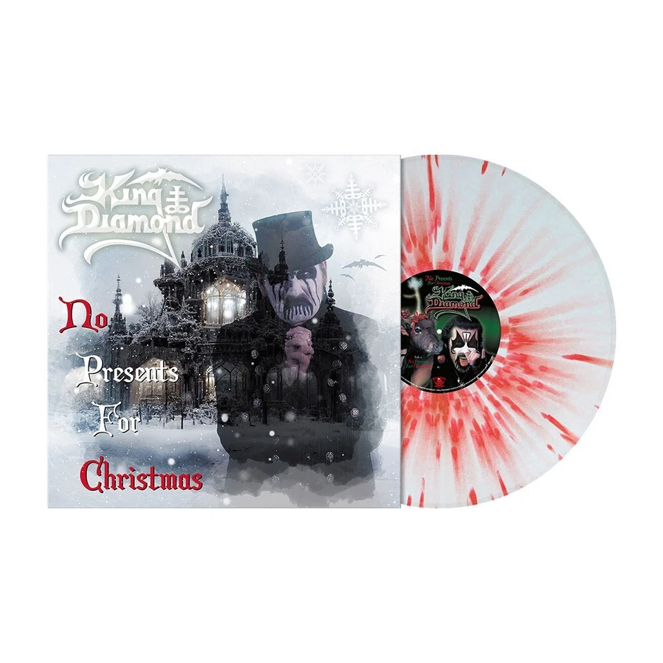 King Diamond "No Presents For Christmas" White / Red Splatter Vinyl - NEW - Image 1 of 1