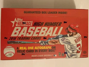 2016 Topps Heritage High Number Baseball Box - Hobby - Picture 1 of 1