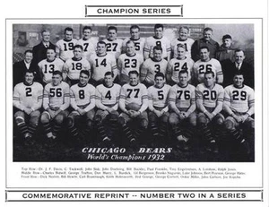 1932 Chicago Bears NFL Champion Series Team Photo - Picture 1 of 1