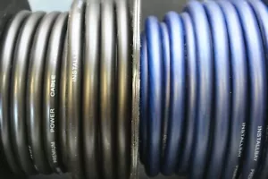 2 STÄRKE 20 FUSS KABEL 10 FUSS SCHWARZ 10 FUSS BLAU STROM ERDLITZE KABEL BATTERIE AWG - Bild 1 von 9