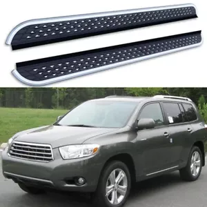 Running Boards Side Step Nerf Bar Fits for Toyota Highlander Kluger 2009-2013 - Picture 1 of 8