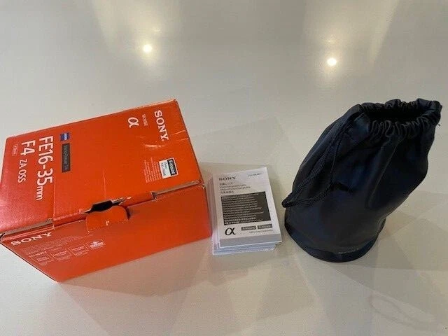 Sony lens SEL1635mm F4 ZA OSS SEL1635Z Wide Angle Lens and filter, box ,case - image 1 of 3