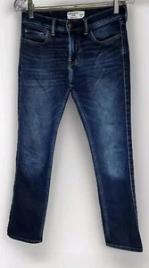 Ambercrombie 1892 Kids Skinny Stretchy Jeans Dark Blue Size 13/14 - Picture 1 of 21