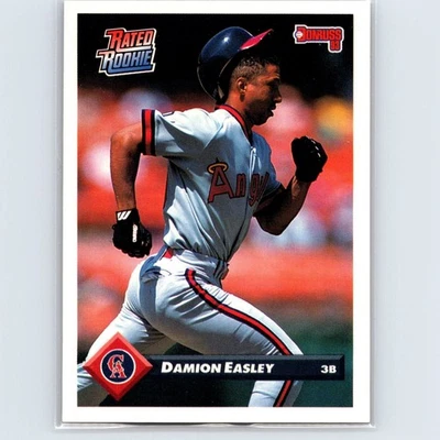 1993 Donruss - Damion Easley #457 - California Angels - Image 1 of 2