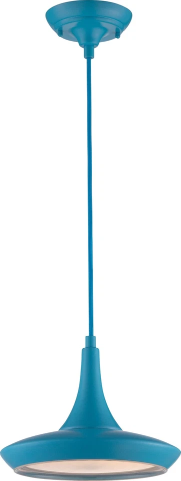 Nuvo Lighting 62/444 Blue Single Light 10-1/2"W Integrated Led Pendant - Image 1 of 1