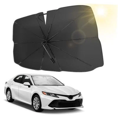  Parabrisas Parasol Paraguas, Mango de Eje Flexible Rotación 360° Mejorado,  Foto 1 de 4