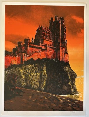 "Red Keep" Game of Thrones Signed Poster/Print Tim Doyle, Unreal Estate-#51/125 - Image 1 of 2