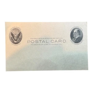 Vintage 1900s US McKinley Postal Card - Unused Government Postcard Ephemera - Picture 1 of 4