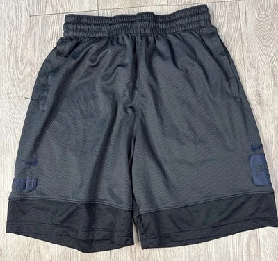NIKE Mesh Shorts Mens Penn State Nittany Lions Shorts Black with Navy Sz Small - Image 1 of 4