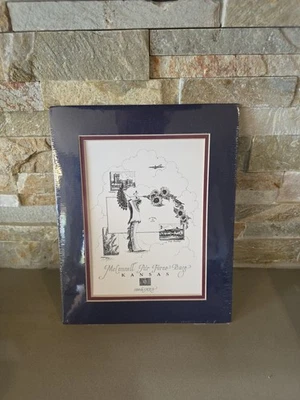 McConnell Air Force Base Kansas 384th ARS Air Refueling Squadron Print BERRYHILL - Image 1 of 4