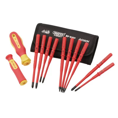 Draper 70867 XP1000® VDE Slimline Interchangeable Screwdriver Set 12 Piece - Image 1 of 2