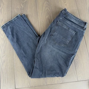 Jeans Hebilla Outpost Makers Hombres 38x34 Pierna Recta Azul Lavado Oscuro Elastizado Denim - Imagen 1 de 13
