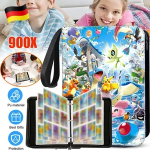 Sammelalbum für 900 Pokemon Karten Portfolio 9-Pocket Sammelkarten Heft Ordner - Bild 1 von 16