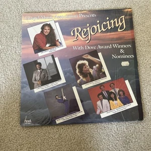 1986 Top Ten Dove Gospel LP "Rejoicing" Arrival Amy Grant Sandi Patti CCM - Picture 1 of 2