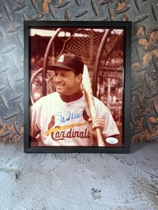 Stan Musial Autographed, Framed 8 X 10 Photo, St Louis Cardinals JSA - Picture 1 of 2