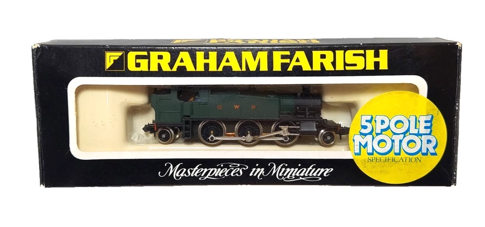 Graham Farish Prairie Tank GWR Masterpiece Locomotive Train No. 1604 N Gauge Box - Image 1 of 4