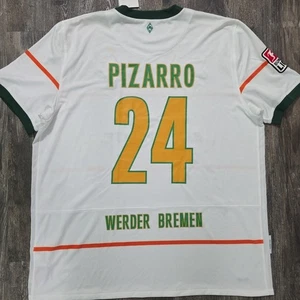 2010 Nike Werder Bremen Away Soccer Jersey Claudio Pizarro Men XXL Bundesliga - Picture 1 of 11