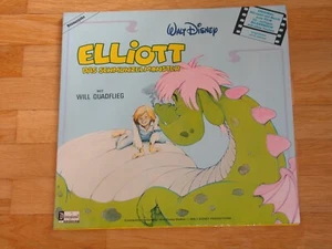 Walt Disney ELLIOTT DAS SCHMUNZELMONSTER LP Hörspiel 20 S. Bilderbuch + Texte💗 - Bild 1 von 9