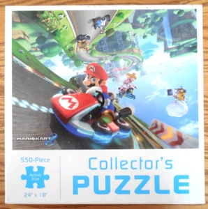 NEW/SEALED Nintendo USAopoly "Mario Kart 8"  550 pc Collector's Puzzle  24"x18" - Picture 1 of 5