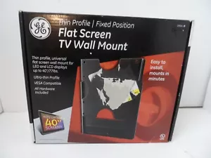 GE FLACHBILDFERNSEHER TV WANDHALTERUNG DÜNNES PROFIL BIS ZU 77 Pfund 40" - NEU - Bild 1 von 5