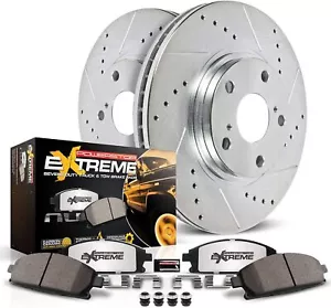Z36 Truck Tow Brake Kit Front Pads Rotors for Pickup SUV 4x4 | PowerStop USA - Picture 1 of 8