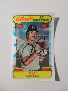 Ron Cey 1978 Kellogg's 3-D Baseballkarte #24 Los Angeles Dodgers - Bild 1 von 2