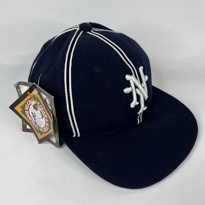 Nueva York Cubanos Liga Negra Gorra Gorra Azul 6 7/8 Sombrero de Béisbol Foto 1 de 4