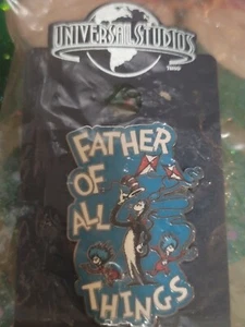 UNIVERSAL STUDIOS EXCLUSIVE CAT IN THE HAT FATHER OF ALL THINGS  PIN NEW Sealed - Picture 1 of 4