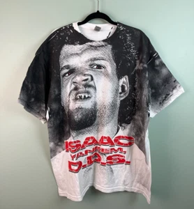 WWF ISAAC YANKEM DDS Modern Boot AOP TEE MENS Size 2XL Wrestling Kane SHIRT WWE - Picture 1 of 7