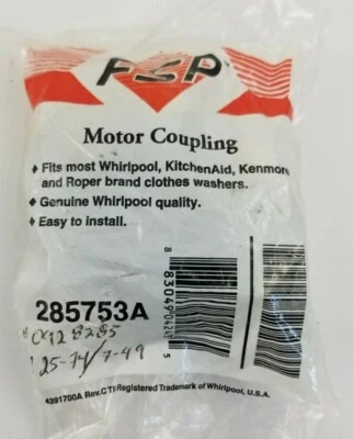 Nuevo acoplamiento motor lavadora FSP Whirlpool 285753A genuino. ¡¡Envío rápido!!! Foto 1 de 2