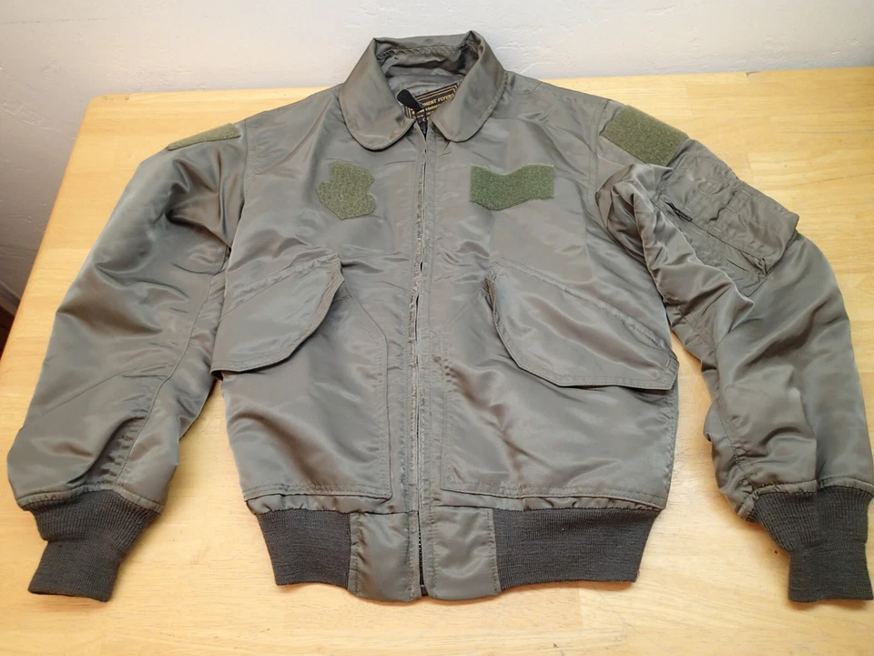 Cockpit USA Z2285 US Fighters Aviators Flight Kit Jacket Size XS Has Stains READ - Image 1 of 4