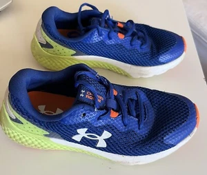 Under Armour Big Kids Charged Rogue 4Y Running Active Shoes Blue 3024981 - Picture 1 of 12