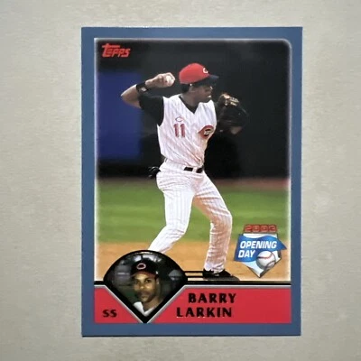 2003 Topps Opening Day #43 Barry Larkin Cincinnati Reds (2G2) - Image 1 of 3