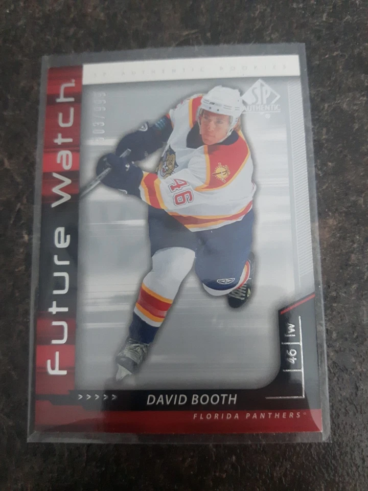 2006-07 Sp Authentic Future Watch Rookie David Booth RC 503/999 Card# 240 - Image 1 of 2
